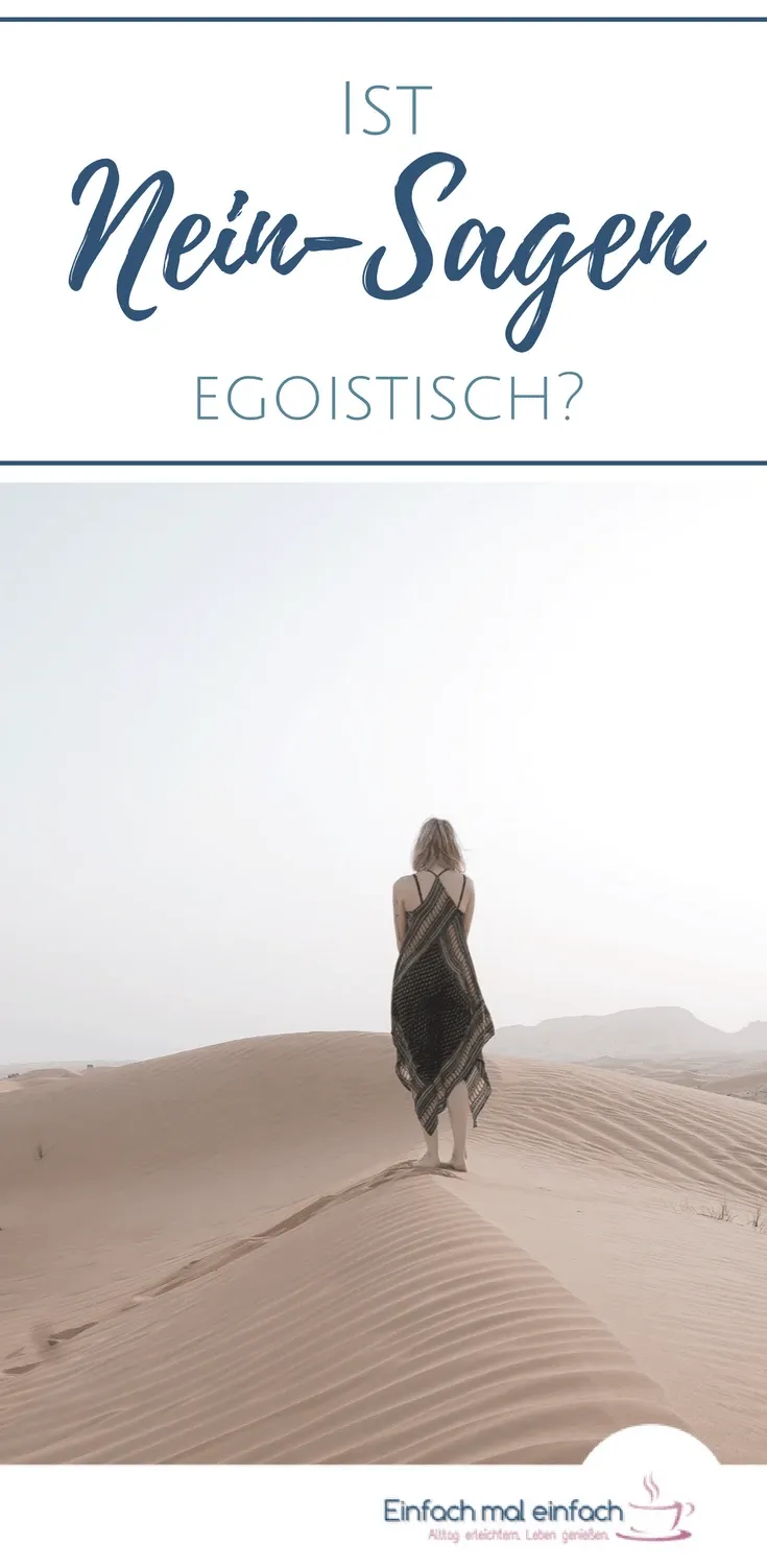 Frau in der Wüste auf Gratwanderung- Text