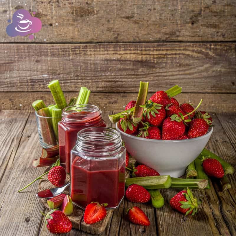 Erdbeer-Rhabarber Kompott - Bild 2