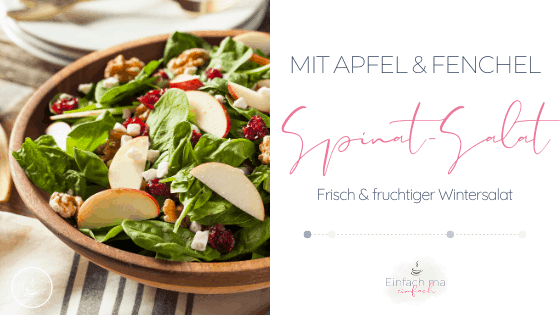 Spinatsalat mit Apfel und Fenchel - Bild 1