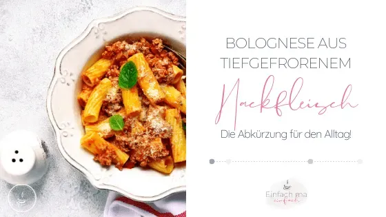 Bolognese aus TIEFGEFRORENEM Hackfleisch - Bild 1