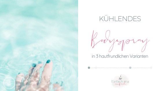 kühlendes Bodyspray