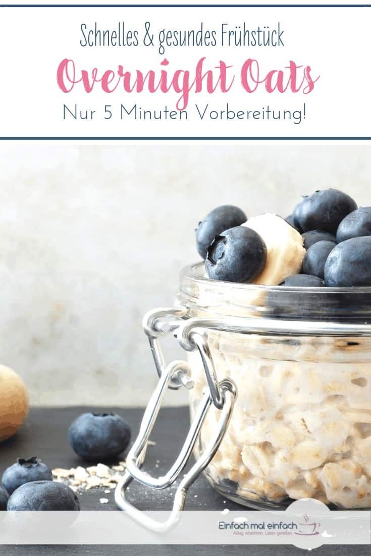 Schnelle Overnight Oats | Haferflocken aus dem Kühlschrank mit nur 5 Minuten Vorbereitung - Bild 1