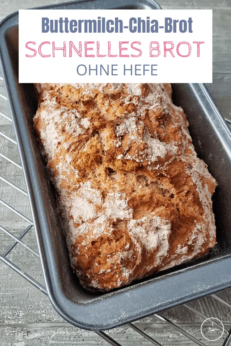 Schnelles Brot ohne Hefe: Buttermilch-Chia-Brot - Bild 2