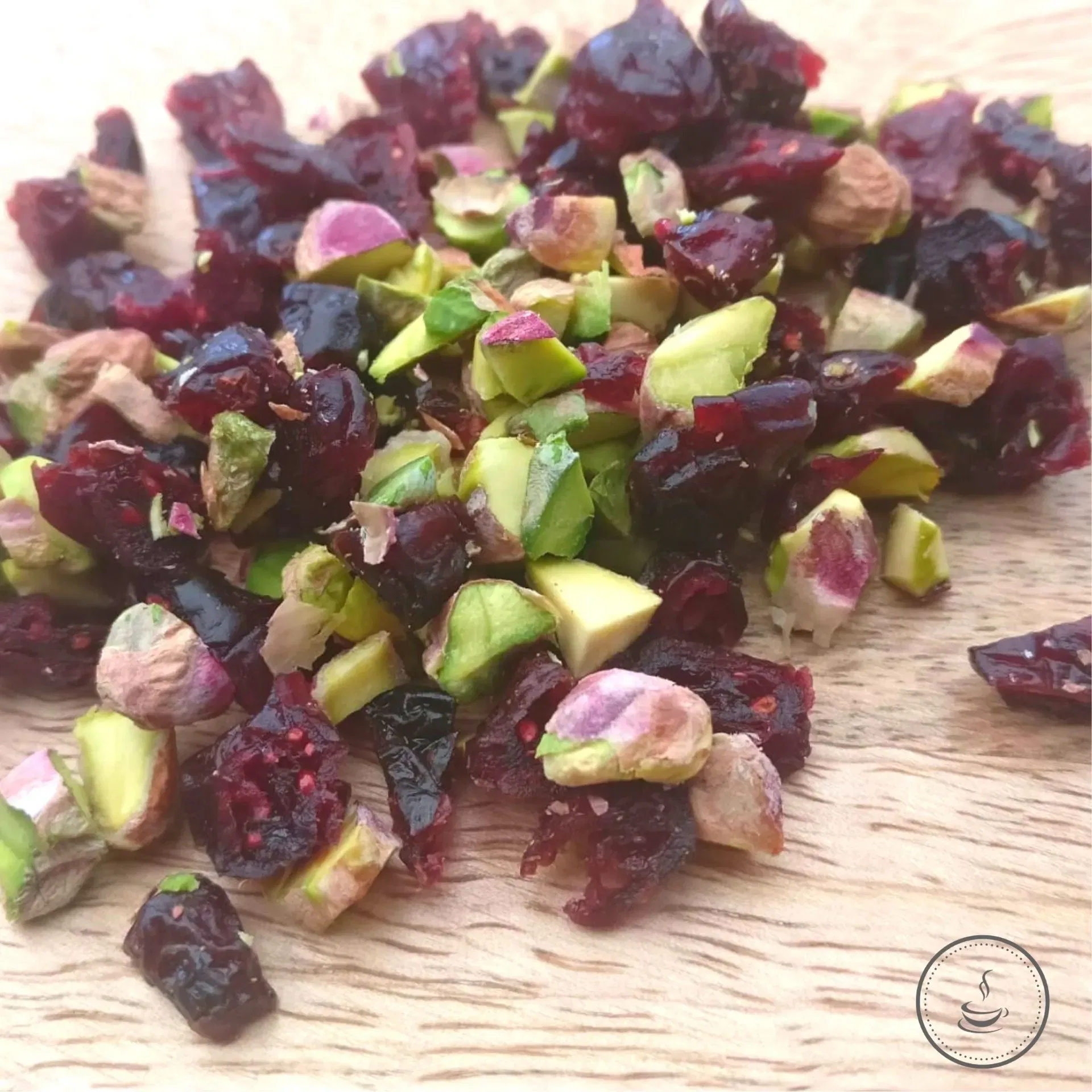 Heidesand mit Cranberrys und Pistazien