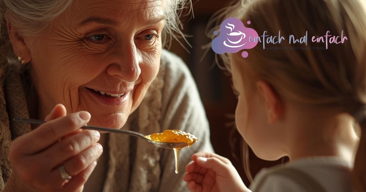 Oma verabreicht ein Hausmittel