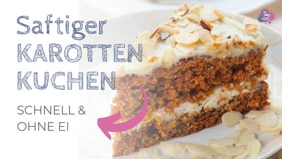 Saftiger Karottenkuchen - schnell & vegan - Bild 2