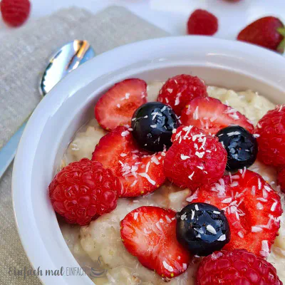 Das leckerste Porridge Grundrezept ohne Milch - Bild 2