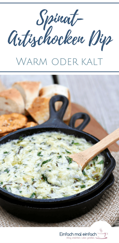 Spinat-Artischocken Dip - Bild 2