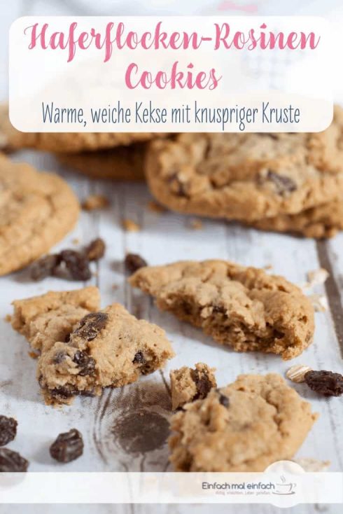 Haferflocken-Rosinen Cookies - Bild 3
