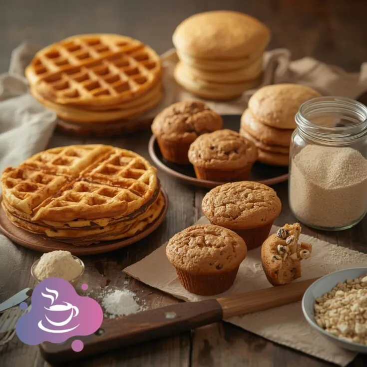 Backmischung und Gebäck