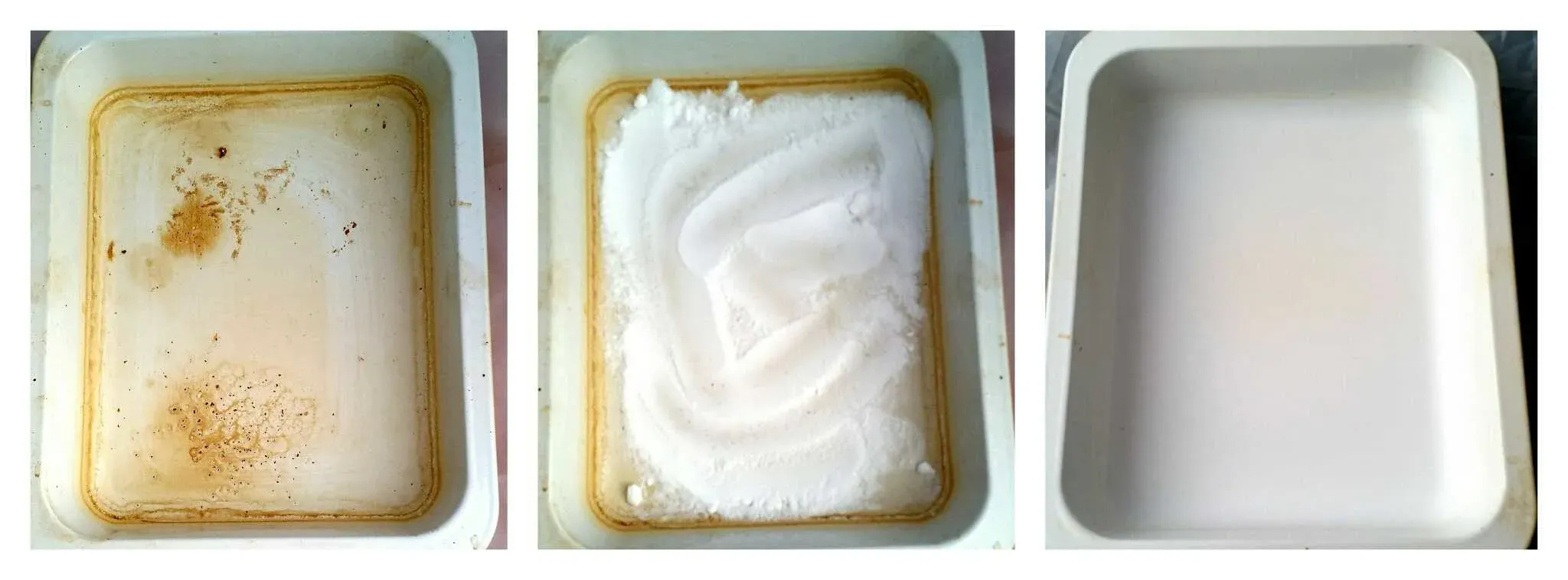 Angebranntes und Verkrustungen lassen sich mit dieser Hausmittelkombination ganz leicht von Töpfen, Pfannen und Auflaufformen lösen, und das ohne viel Zeit- oder Kraftaufwand!