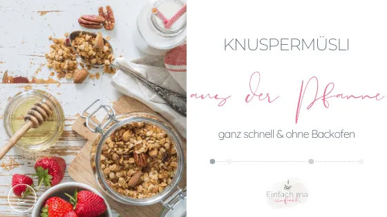 Knuspermüsli aus der Pfanne - Bild 1
