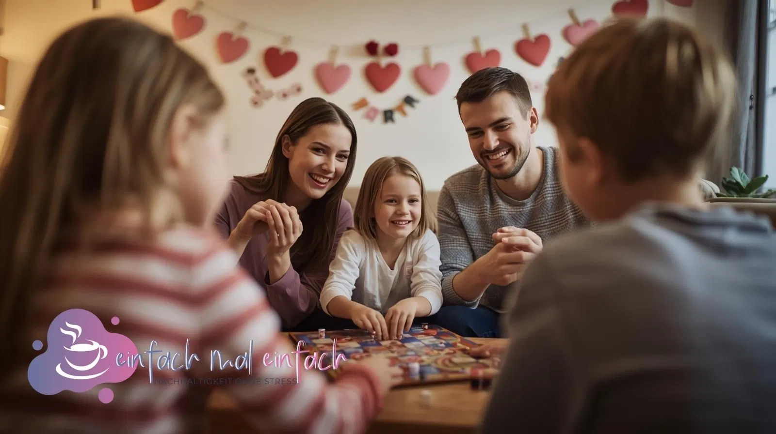 Valentinstag Brettspiele mit der Familie