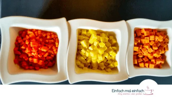 Kartoffel-Gemüse-Pfanne mit Beluga Linsen - Bild 3