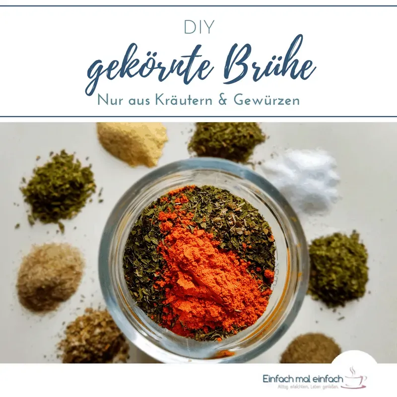 DIY Gekörnte Brühe
