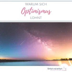 Nachthimmel mit Milchstraße und Sternschnuppe. Text: