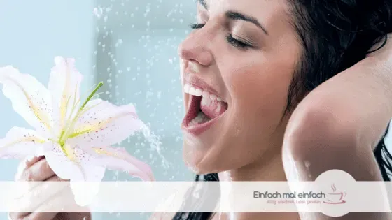 Erfrischende Dusche