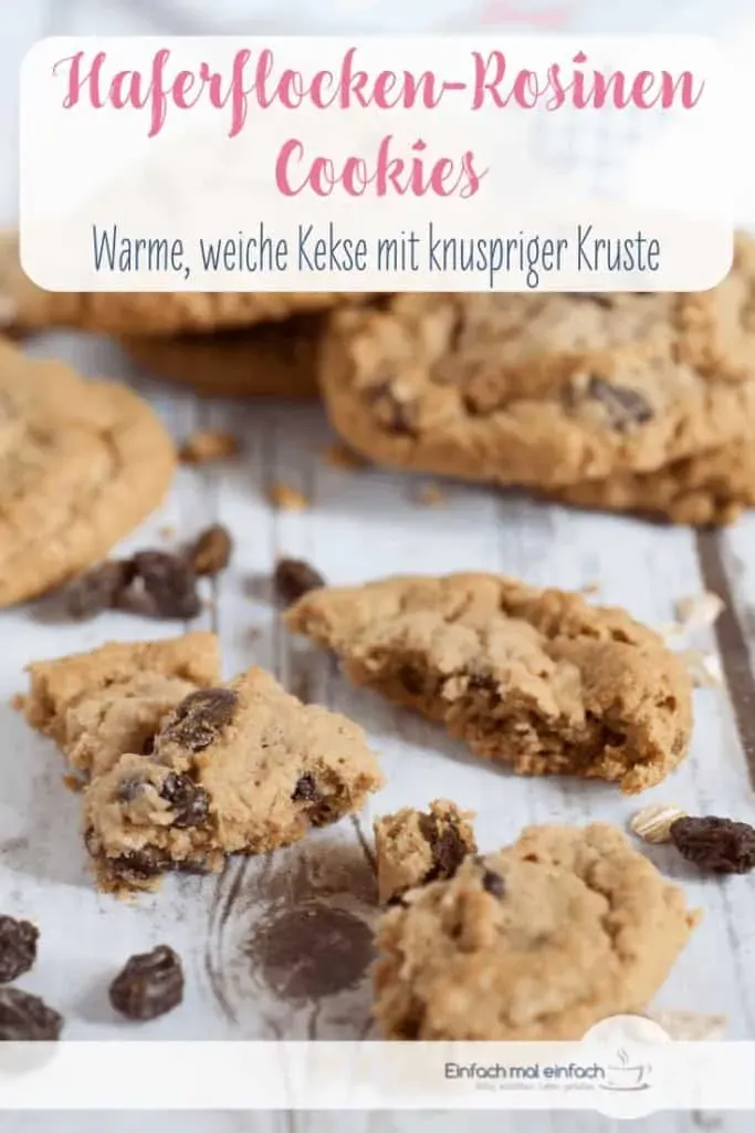 Haferflocken-Rosinen Cookies - Bild 2