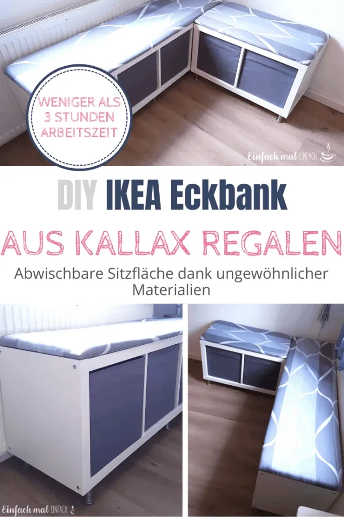 IKEA Eckbank aus 2 Kallax Regalen bauen - Bild 7