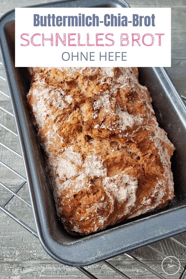 Schnelles Brot ohne Hefe: Buttermilch-Chia-Brot - Bild 2