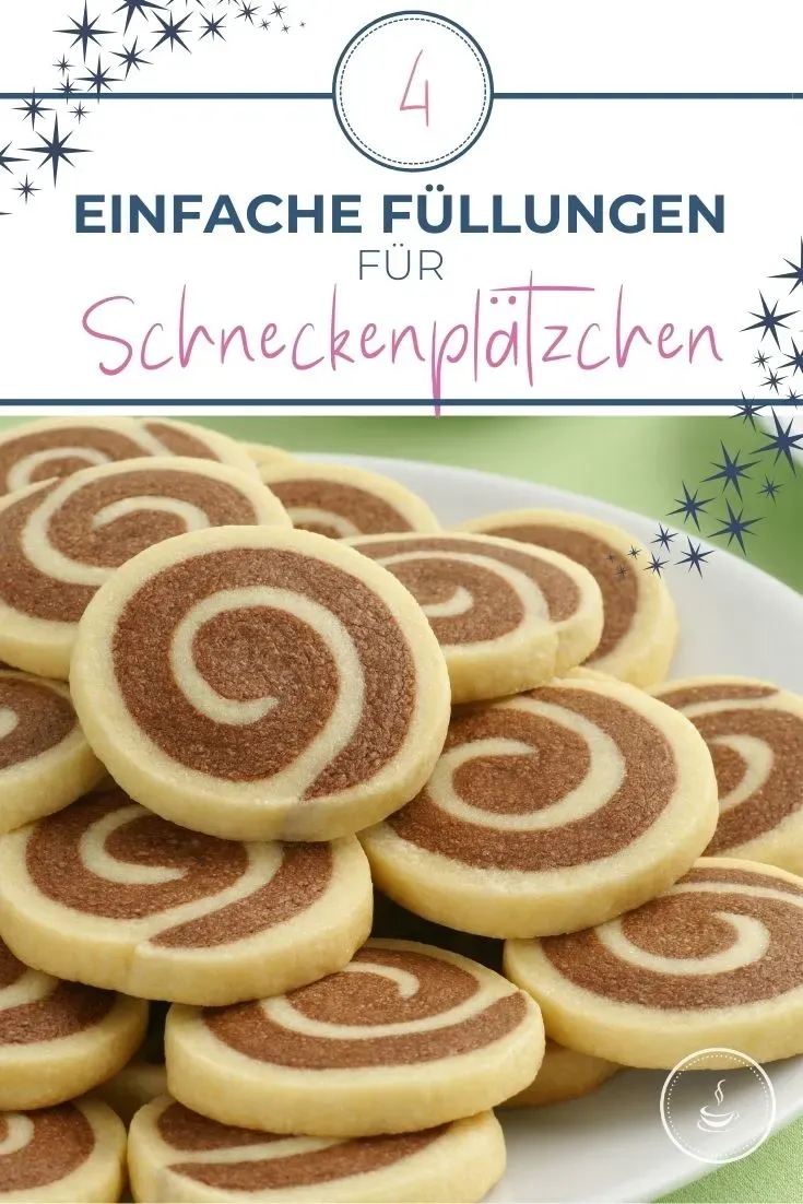 Schneckenplätzchen 4 Füllungen_Pin Update1 Schneckenplätzchen