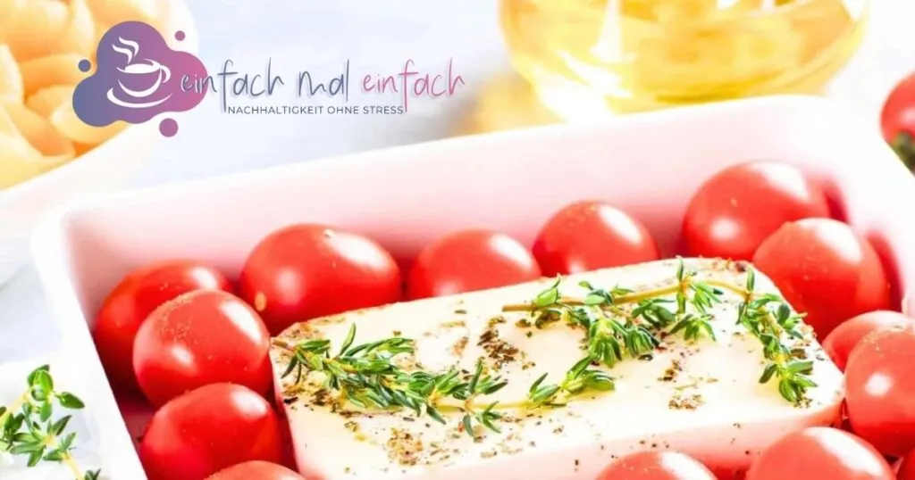 Zutaten für Baked Feta Pasta