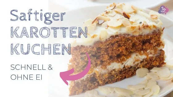 Saftiger Karottenkuchen - schnell & vegan - Bild 2