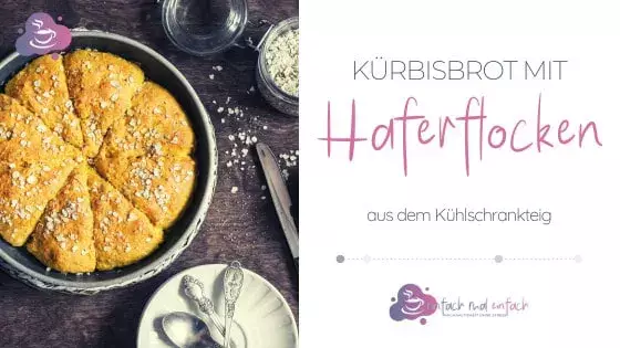 Rezept für Kürbisbrot mit Haferflocken - Bild 1