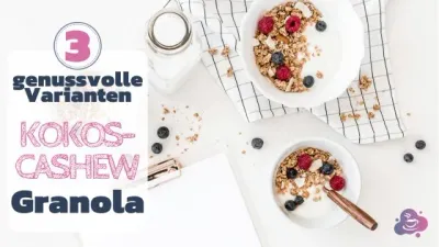 Kokos-Cashew Knuspermüsli - Granola in 3 Varianten - Bild 2