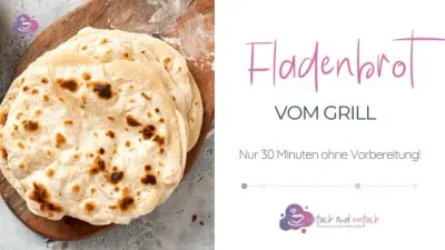 Fladenbrot vom Grill - Bild 1
