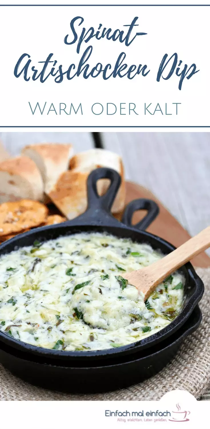 Spinat-Artischocken Dip - Bild 2