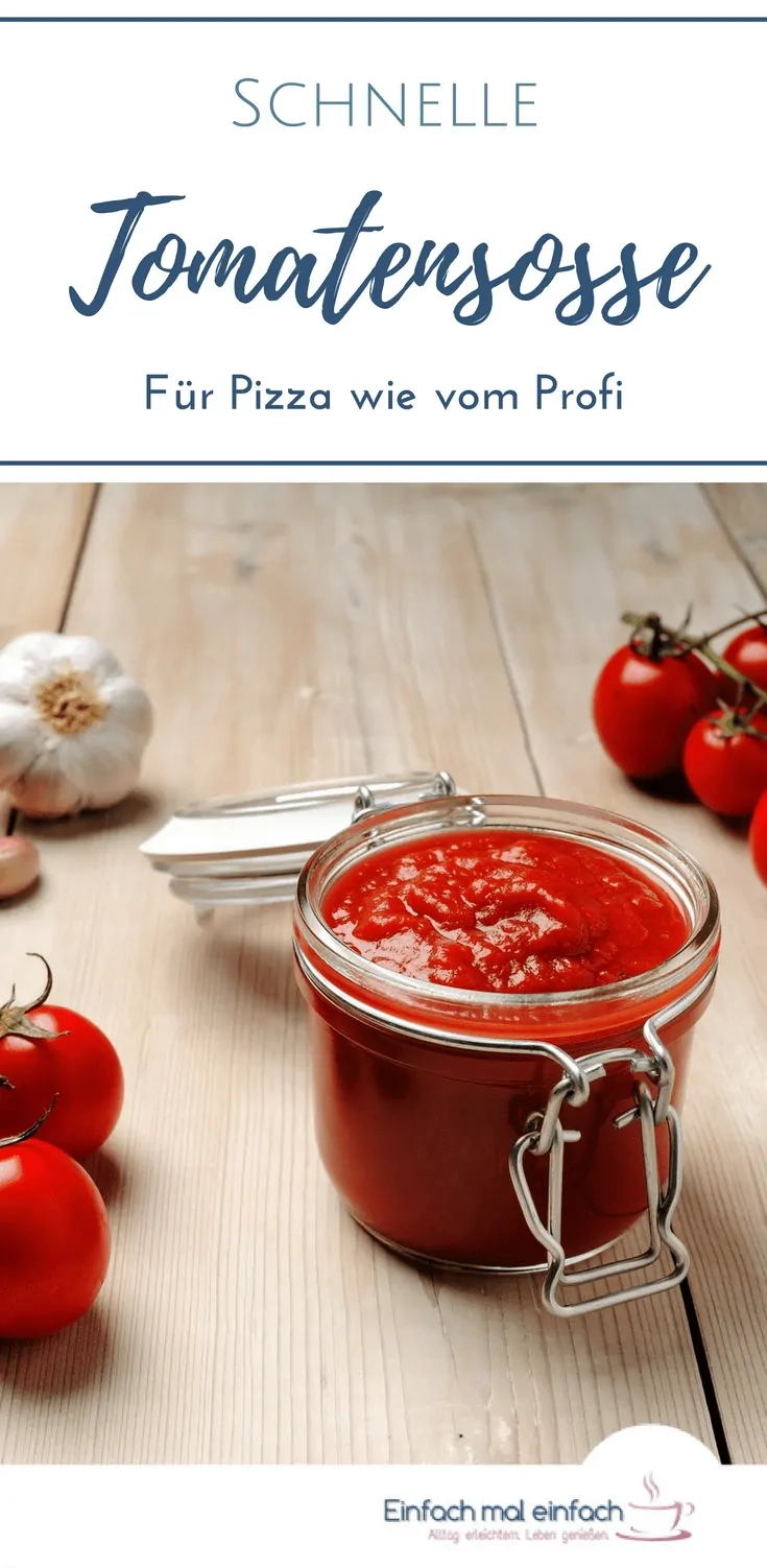 Schnelle Tomatensoße - fertig in 3 Minuten! - Bild 1