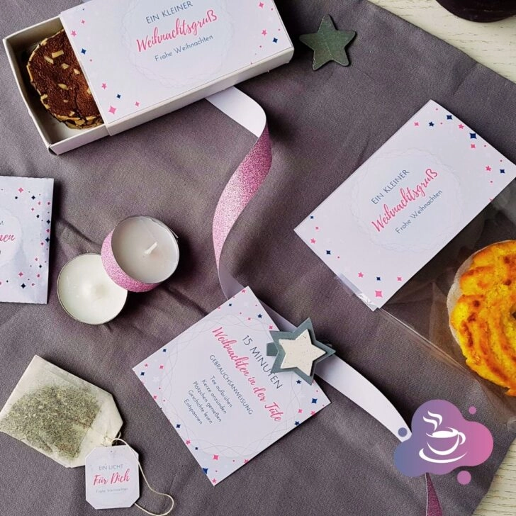 Elemente für Weihnachten in der Tüte