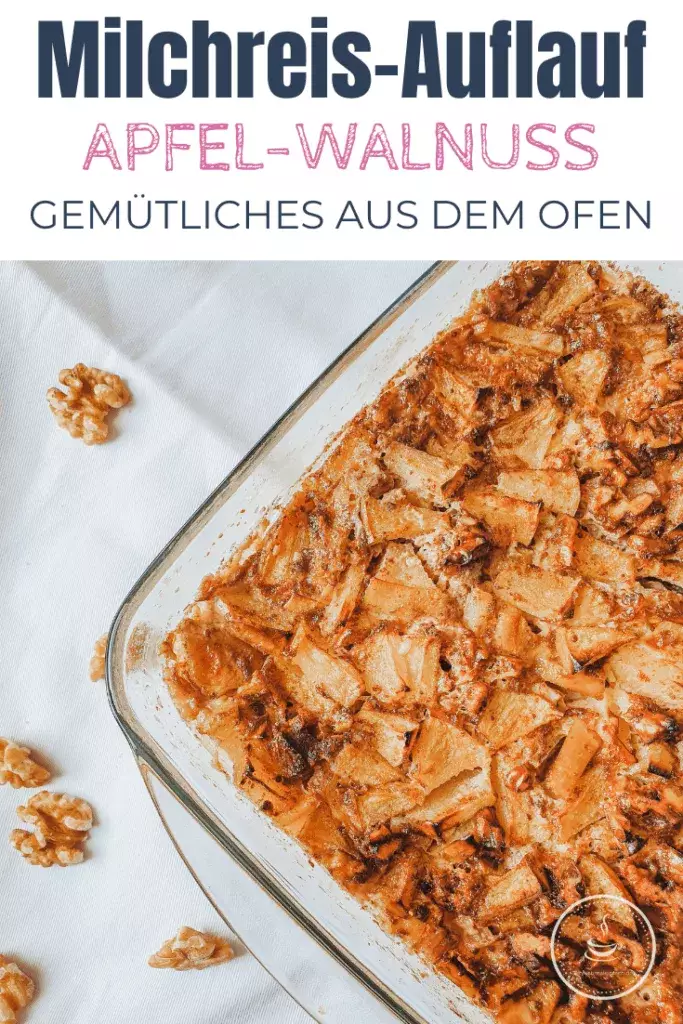 Apfel-Walnuss Milchreisauflauf - Bild 4