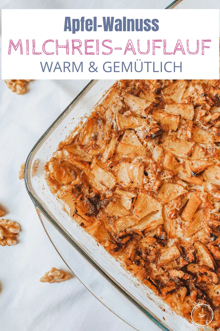 Apfel-Walnuss Milchreisauflauf - Bild 3