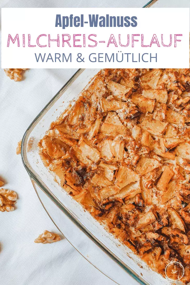 Apfel-Walnuss Milchreisauflauf - Bild 3