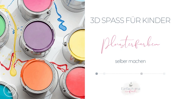Plusterfarbe selber machen - Bild 1