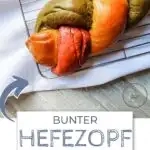 Buntes Hefezopf Brot