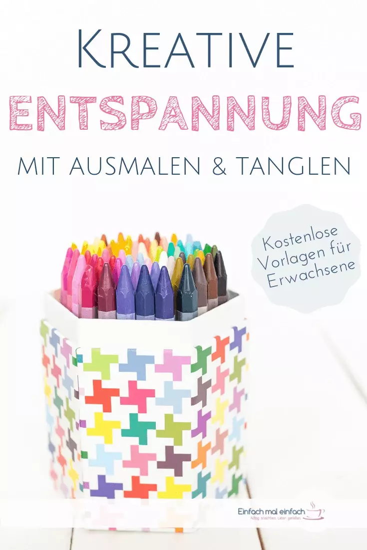 Kreative Entspannung - mit kostenlosen Vorlagen für Erwachsene - Bild 3