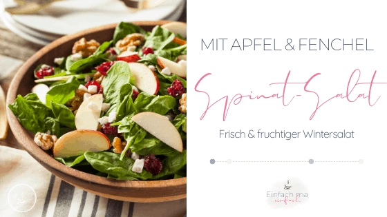 Spinatsalat mit Apfel und Fenchel - Bild 1