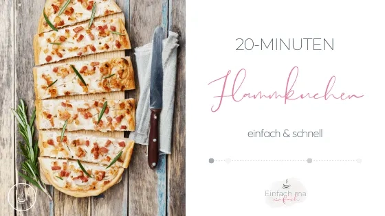 Schneller Flammkuchen in 20 Minuten - Bild 1