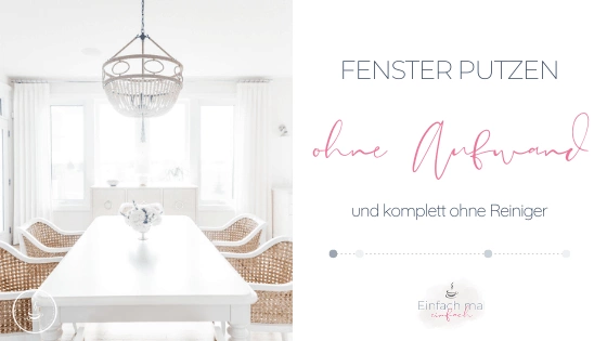 Fensterputzen ohne Aufwand - und ohne Reiniger - Bild 1