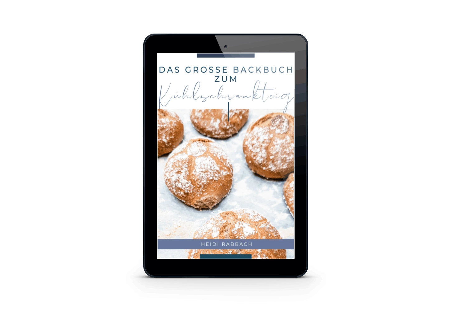 Kühlschrankteig - Das große Backbuch Mockup frontal