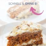 Saftiger Karottenkuchen - schnell & vegan