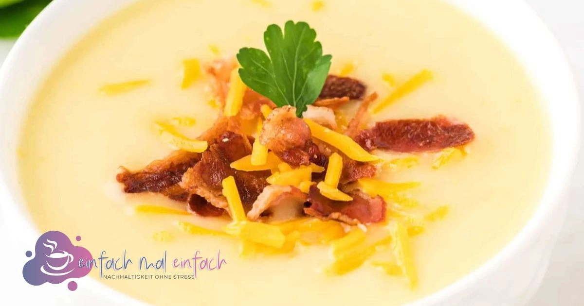 Kartoffel-Lauch-Suppe mit Bacon