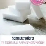 Weiße Schmutzradierer zum Entfernen von Flecken – vielseitige Reinigungshilfen für zuhause.