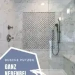 Dusche putzen nebenbei