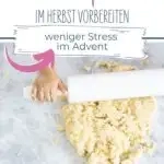 Weihnachtsplätzchen vorbereiten