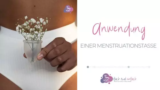 Anwendung einer Menstruationstasse - Bild 1