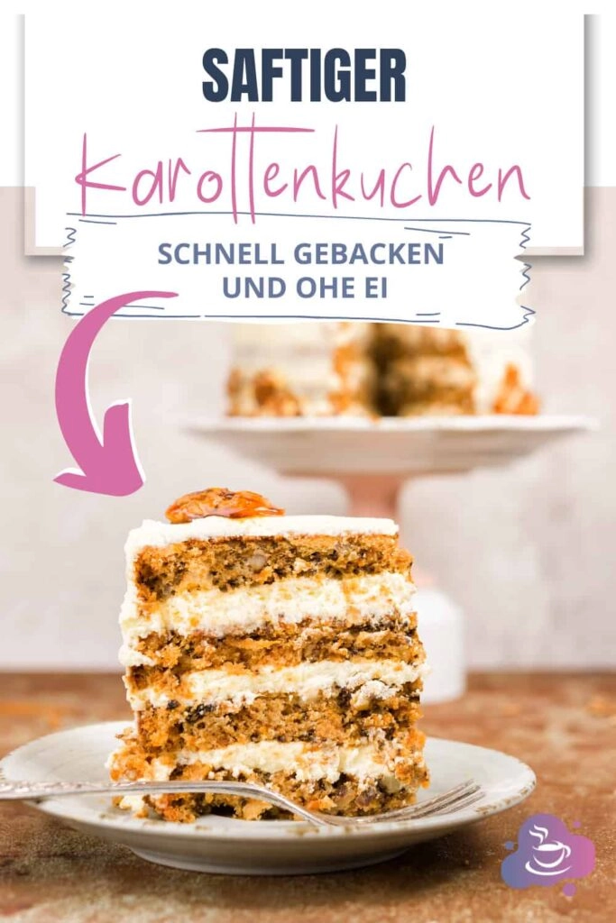 Saftiger Karottenkuchen - schnell & vegan - Bild 4